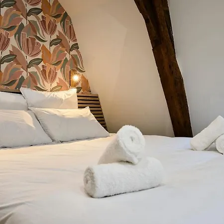 Duplex Rue Royale, Rooftop, Balneo דירה *