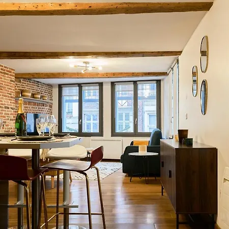 Duplex Rue Royale, Rooftop, Balneo * 里尔