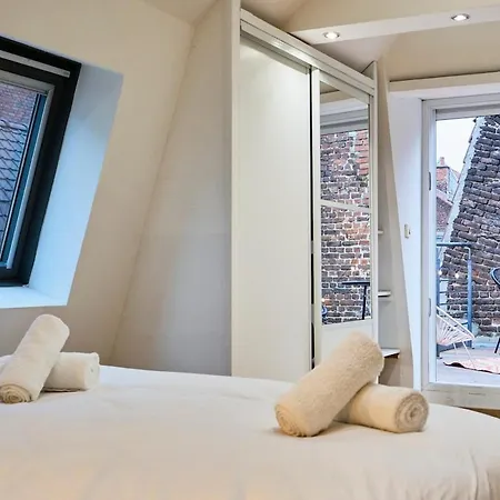 Duplex Rue Royale, Rooftop, Balneo דירה ליל