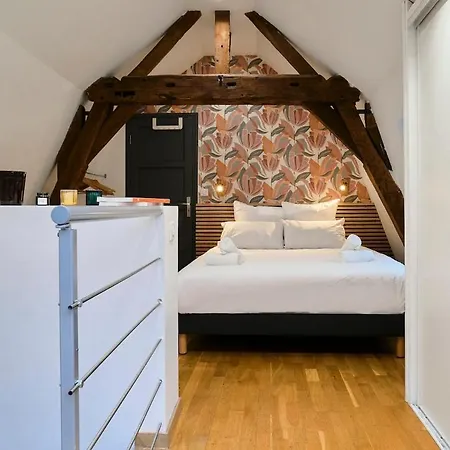 Duplex Rue Royale, Rooftop, Balneo Apartment