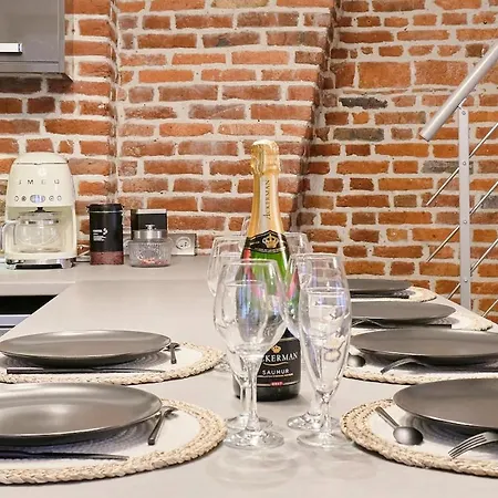 Apartment Duplex Rue Royale, Rooftop, Balneo *
