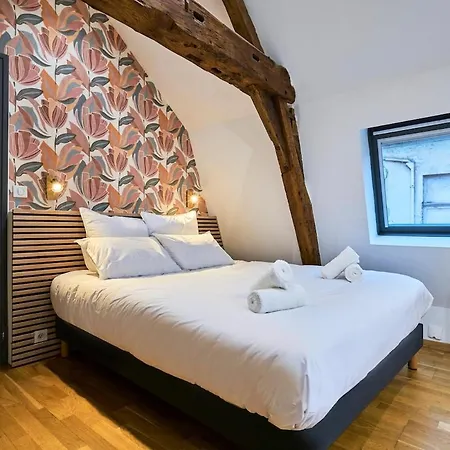Duplex Rue Royale, Rooftop, Balneo Apartment *