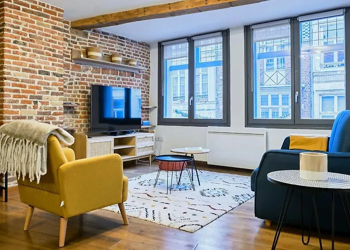 Duplex Rue Royale, Rooftop, Balneo Lille