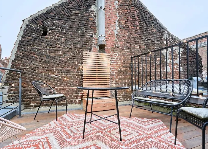 Duplex Rue Royale, Rooftop, Balneo Lejlighed Lille