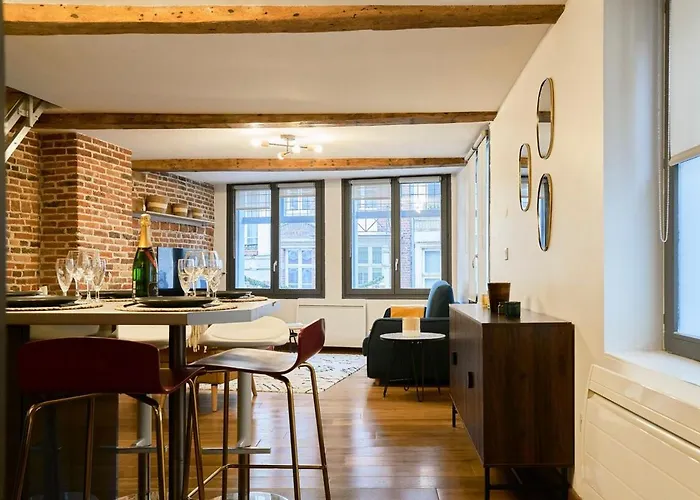 Duplex Rue Royale, Rooftop, Balneo * Lille