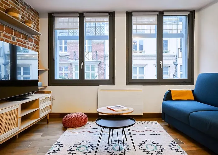 Duplex Rue Royale, Rooftop, Balneo Lille